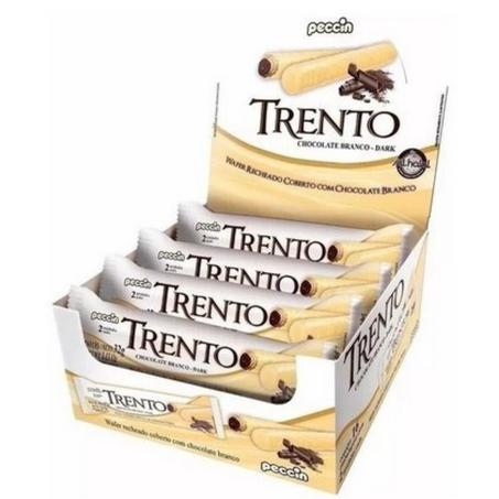Chocolate barrinha trento pcc/16x32g chocolate branco