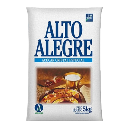 Açúcar alto alegre cristal 5kg