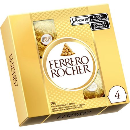 Bombom ferrero rocher 50g