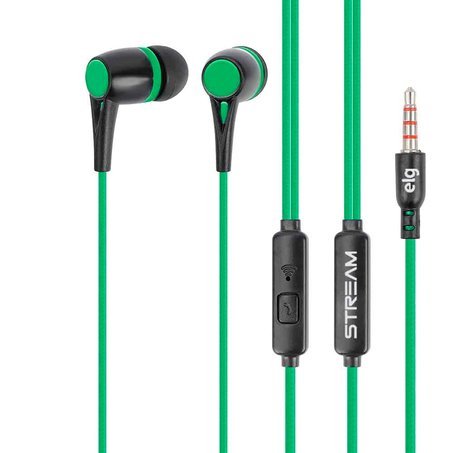 Fone Ouvido Elg Verde STR05GK