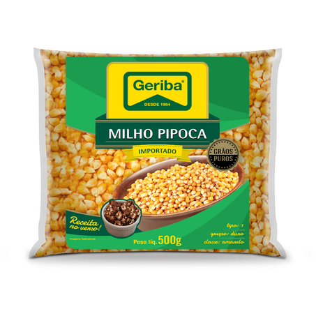 Pipoca Geriba importada 500g