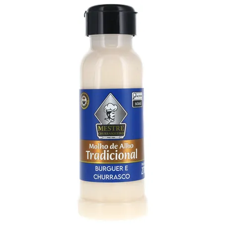 Molho mestre churrasq alho tradici 270ml
