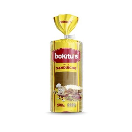 Pão bokitus sanduiche tradicional 400g