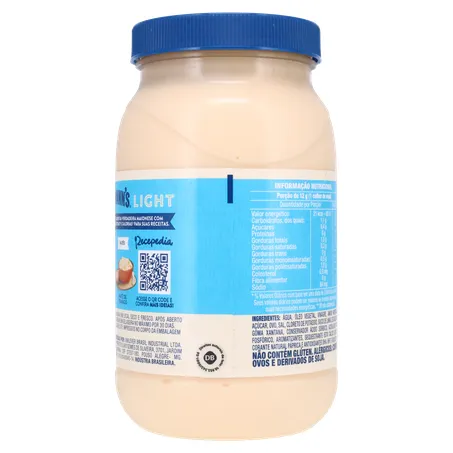 MAIONESE HELLMANN'S LIGHT POTE 500G 360-18