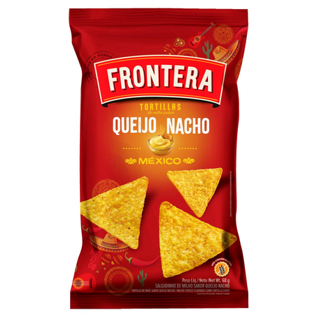 Tortilha Frontera 68g - Queijo Nacho