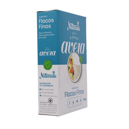 Aveia naturale flocos finos 170g 360-50