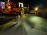 Colisão deixa motociclista gravemente ferido na BR-282 em SMO; vídeo