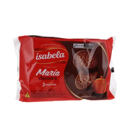 Biscoito isabela maria chocolate 350g 360-35