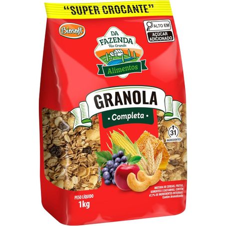 GRANOLA COMPLETA 32 INGREDIENTES 1KG BIOSOFT