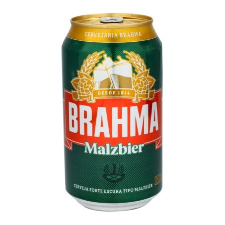 Pack cerveja brahma malzbier lt cx 12 und 350ml