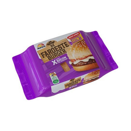 Hamburguer aurora 145g x bacon c/ requeijao