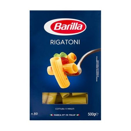 Macarrão Grano Duro Barilla Classic Rigatoni 89 Caixa 500gr