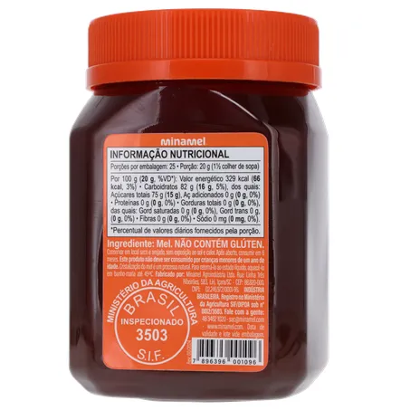 Mel Minamel Multifloral Pote 500gr 360-19
