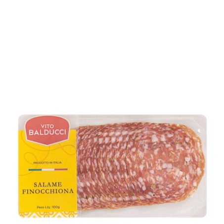 SALAME VITO BALDUCCI 100G FINOCCHIONA FATIADO