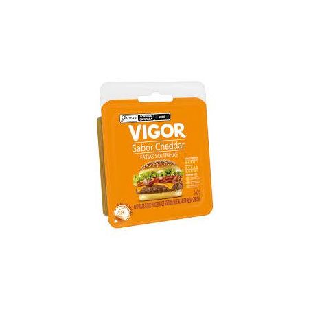 Queijo vigor cheddar fatiado 140g