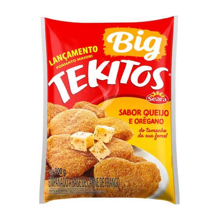 Empanado Big Tekitos Seara Queijo e Orégano 900G