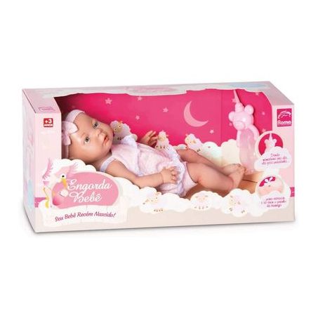 BONECA ROMA BABIES RECEM NASCIDO