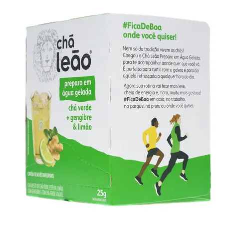 Chá Verde Leão Gengibre Limão Sachê 10UN 360-5