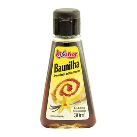 Essência de Baunilha Kisabor Embalagem 30ML