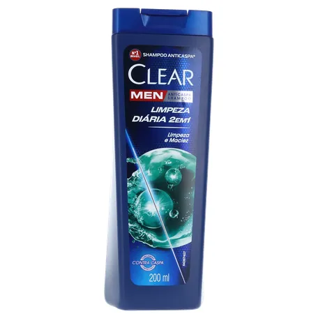SHAMPOO CLEAR ANTICASPA MEN 2 EM 1 200ML 360-35