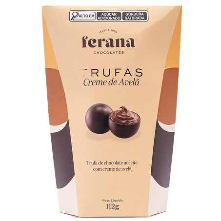 Trufas Ferana Creme de Avelã 112g