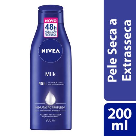 LOÇÃO DEO-HIDRATANTE NIVEA MILK
