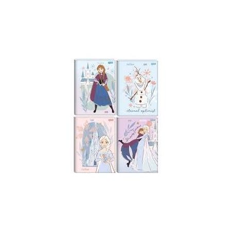 Caderno brochura capa dura 1-4 frozen 80f