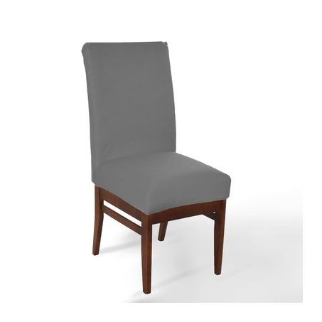 CAPA BENE CASA CADEIRA MALHA GEL CINZA 1 PEÇA