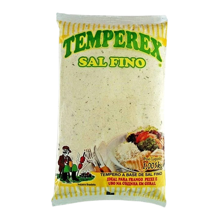 Sal fino temperado temperex 1kg