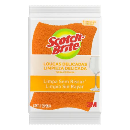 ESPONJA NÃO RISCA COZINHA LARANJA SCOTCH-BRITE