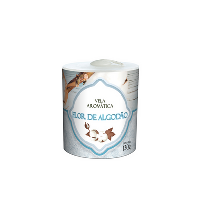 Vela flor algodão são domingos 130g