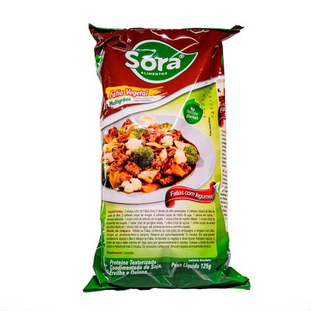 FATIA VEGETAL CARNES VERMELHAS COM LEGUMES 125G