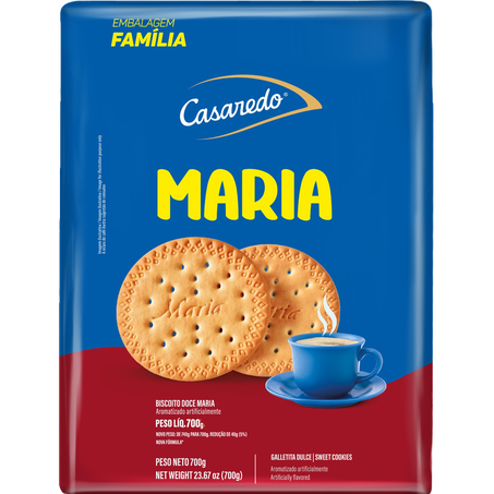 BISCOITO MARIA CASAREDO PACOTE 700G