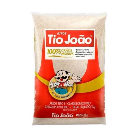 Arroz Branco Tio João T1 1KG