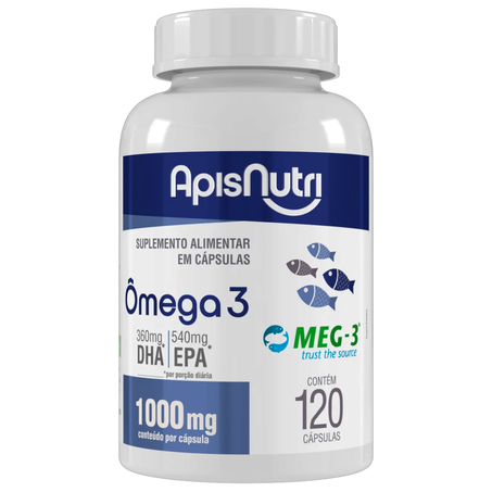 ÔMEGA 3 1000MG 120CAPS APISNUTRI