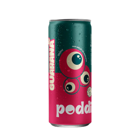 REFRIGERANTE PREBIOTICO GUARANA 300ML - PODDI