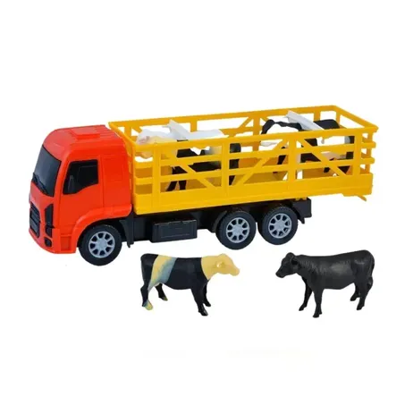 Brinquedo Diverplas Caminhão Com Cavalos Cores Variadas
