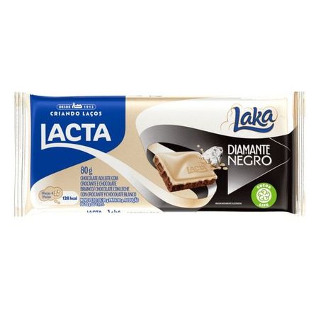 Chocolate lacta mix diamante negro e laka 80g