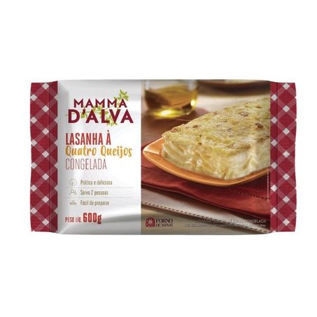 Lasanha Mamma Dalva Quatro Queijos 600g