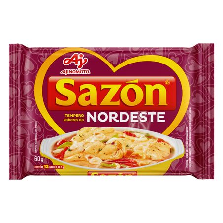 Tempero Sabores do Nordeste Sazón Pacote 12 Unidades