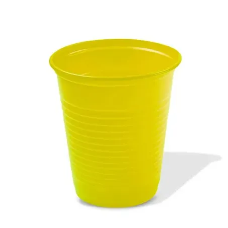 Copo Descartavel Rainha Amarelo 200ml C/10