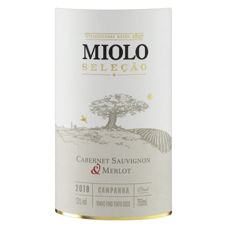 VINHO TINTO SECO SELEÇÃO MIOLO CABERNET SAUVIGNON MERLOT CAMPANHA 360-1