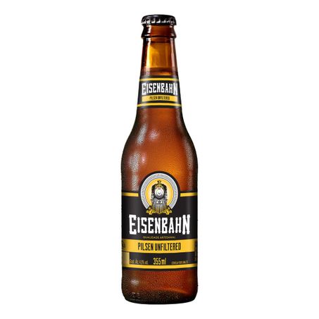 Cerveja pilsen puro malte unfiltered eisenbahn