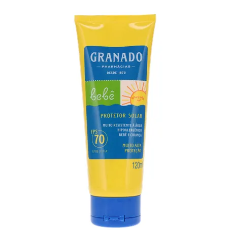 PROTETOR SOLAR INFANTIL GRANADO BEBÊ FPS70 120ML 360-0