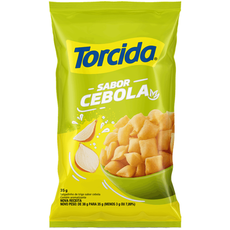 SALGADINHO TORCIDA SABOR CEBOLA 35G
