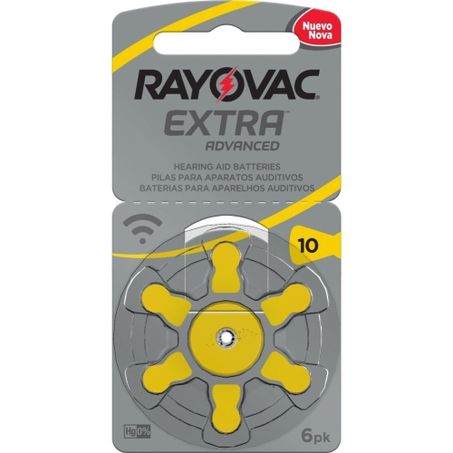 Pilha Rayovac Ap Auditivo N10 Cartela C/6