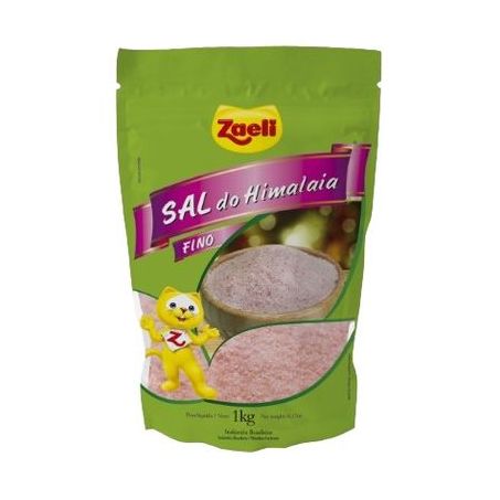 Sal rosa do himalaia zaeli fino 1kg