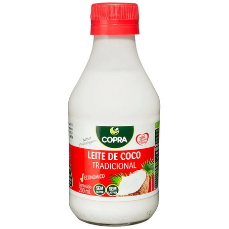Leite coco copra 200ml pet