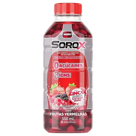 Sorox Suplemento 550ml Frutas Frutas Vermelhas