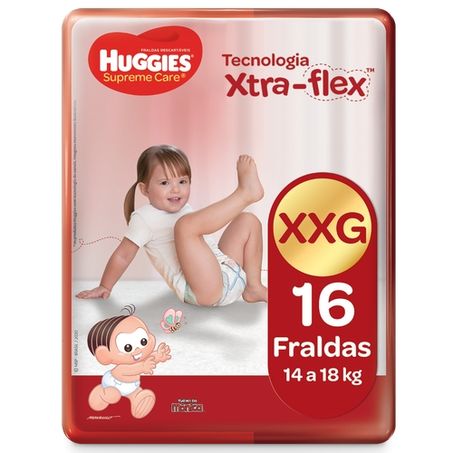 Fralda huggies disney supreme care jumbo xxg 16un
